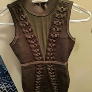 Hunter Green Body Con Dress